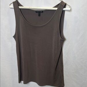 Eileen Fisher 100% silk tank.  Size M.  EUC.  Color is a medium brown.